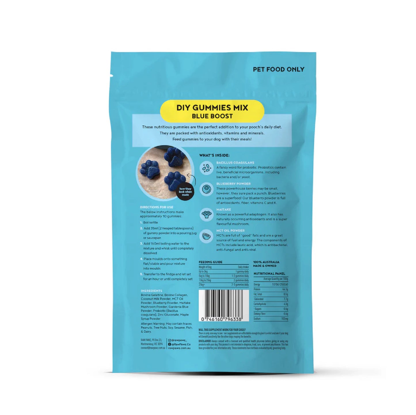 Blue Boost DIY Gummies