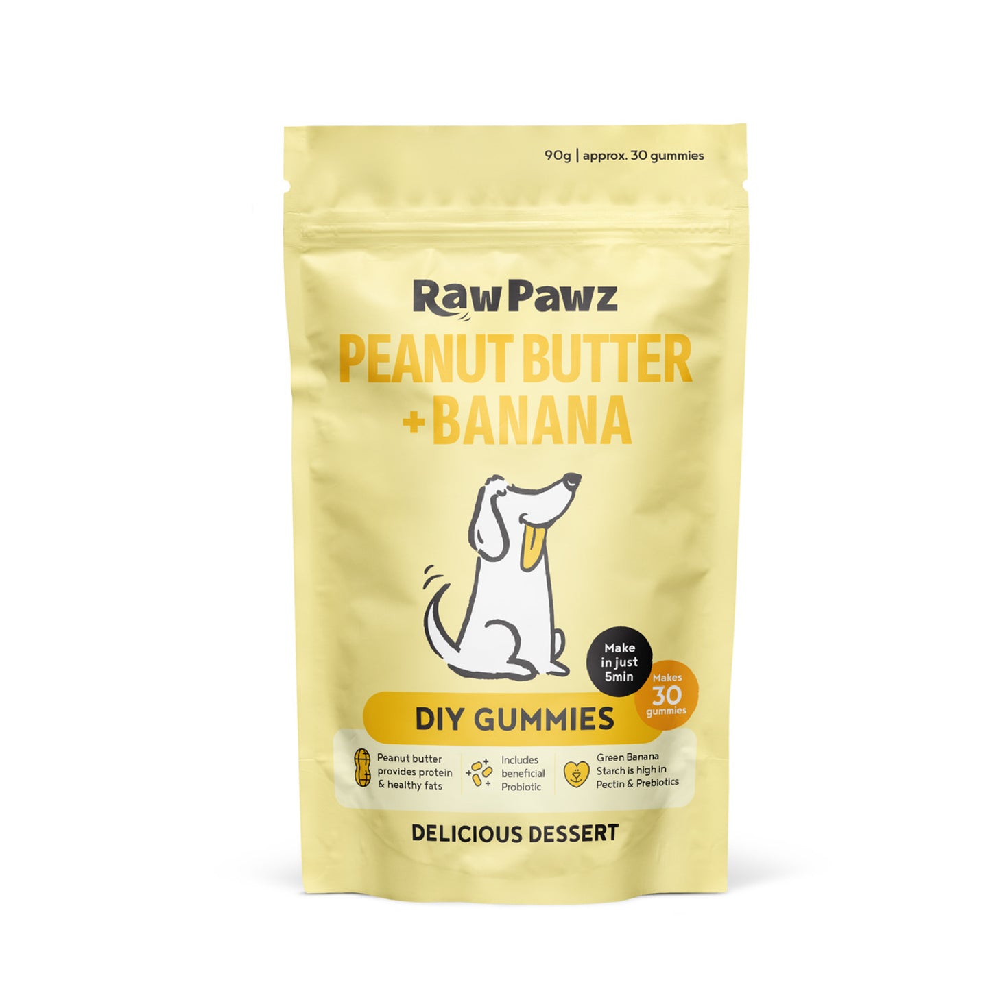 Peanut Butter & Banana DIY Gummies
